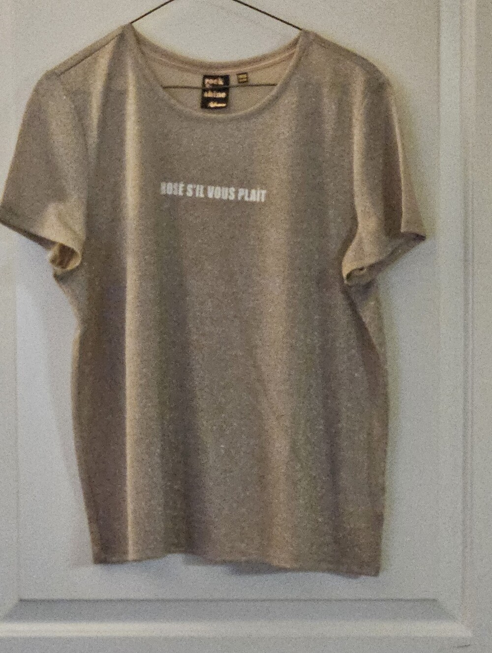 Rock & Shine Reitmans Graphic Tee Rosé S'il Vous Plaît Size XL